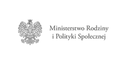 Logo Ministerstwo Rodziny i Polityki Społecznej wraz z godłem Polski
