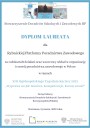 Dyplom Laureata dla Rybnickiej Platformy Poradnictwa Zawodowego
za całokształt działań oraz wzorcowy wkład w organizację i rozwój poradnictwa zawodowego w Polsce w ramach XIII Ogólnopolskiego Tygodnia Kariery 2021.