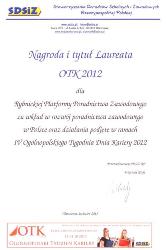 Laureat OTK 2012